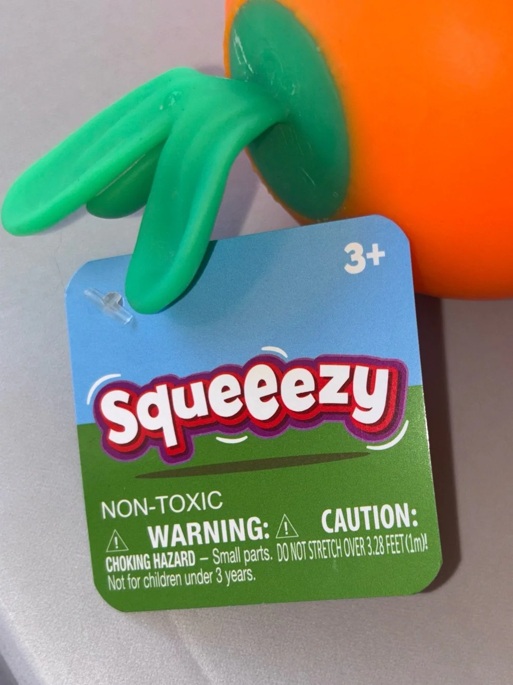 Squeeezy Carrot Squishy